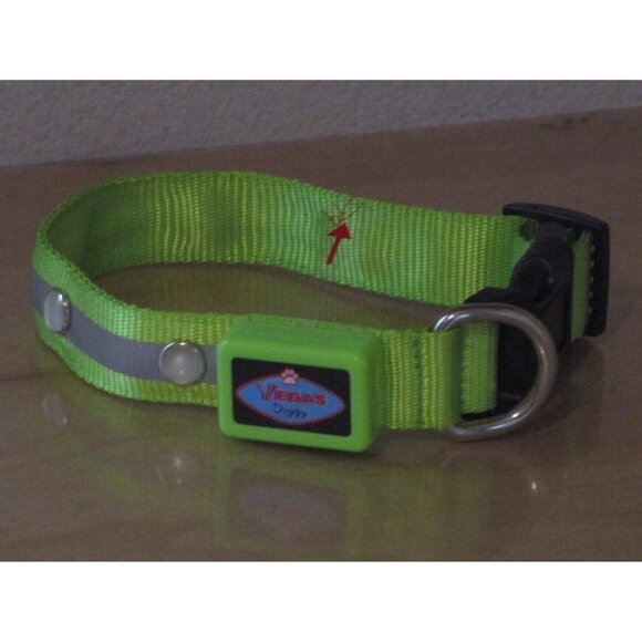 Vegas Doggy Light Up LED Dog Collar 3 Settings Light Pink Size Small New in Bag - Picture 1 of 2